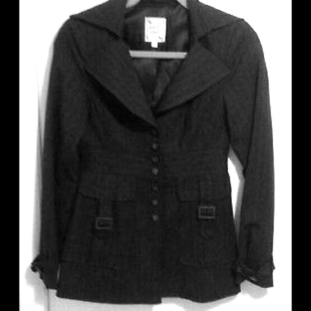Nanette Lepore Pinstriped Blazer Sz 2